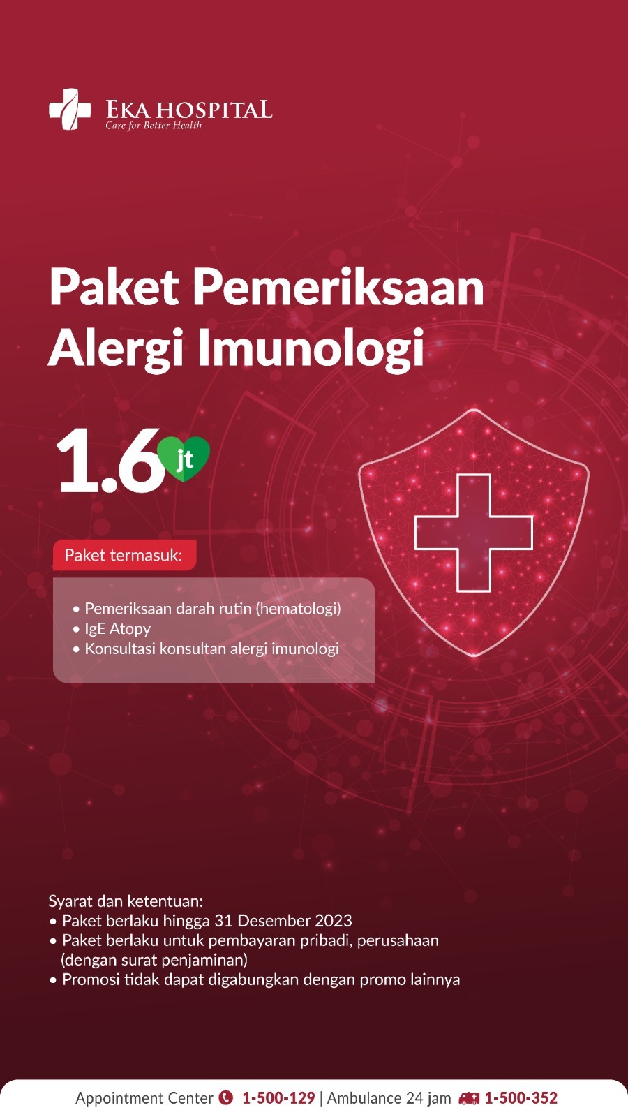 Paket Pemeriksaan Alergi Imunologi